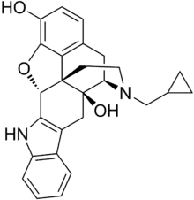 Chemical structure of Naltrindole.