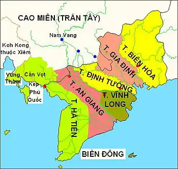 Cochinchina in 1832-1841