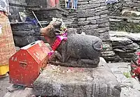 Nandi at Tungnath Mandir