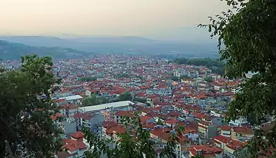 View from Theologos hill