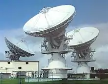 Navy satellite antennas in Wahiawā