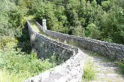 Ancient bridge connecting the burghs of Nascio and Cassagna.