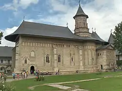 Neamț Monastery, located 10 km west of Târgu Neamț