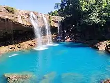 Krang Suri Waterfalls in  Cherrapunji, Meghalaya