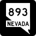 State Route 893 marker