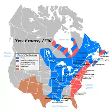 New France, 1750