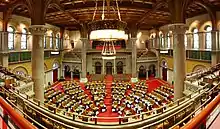 Panorama of the New York State Assembly Chamber