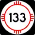 State Road 133 marker