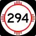 State Road 294 marker