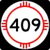 State Road 409 marker