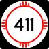 State Road 411 marker