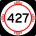 State Road 427 marker