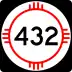 State Road 432 marker