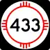 State Road 433 marker