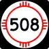 State Road 508 marker