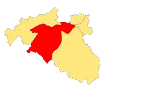 Location of the ward