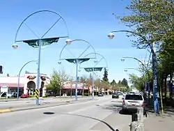 East facing view of 72 Avenue in Newton.