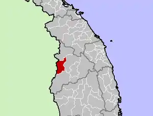 Location in Kon Tum province