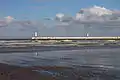 A view of the beach and the pier at Nieuwpoort