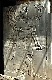 Stele with carved relief from Nimrud