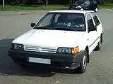 Pre-facelift Nissan Sunny 3-door (Europe)