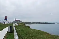 The village of Grande-Anse, on Chaleur Bay.