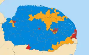 2005 results map