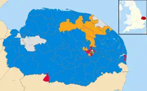 2021 results map