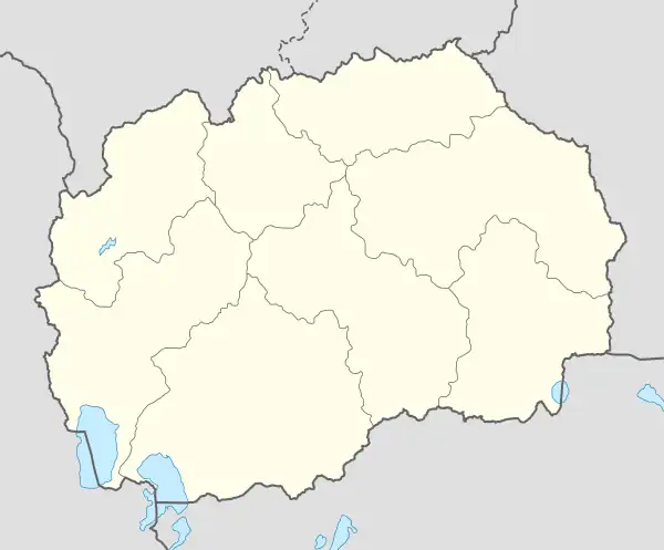 Leski is located in North Macedonia