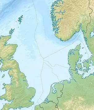 Balmoral oil field is located in North Sea