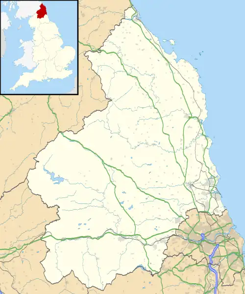 Rothley is located in Northumberland