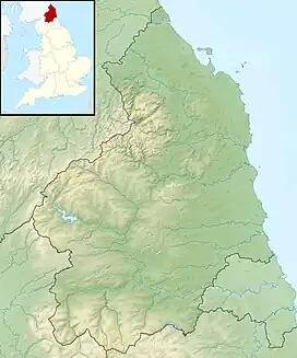 Colt Crag Reservoir is located in Northumberland