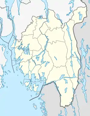 Mysen is located in Østfold