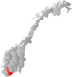 Aust-Agder within Norway