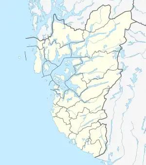 Hellandsbygda is located in Rogaland