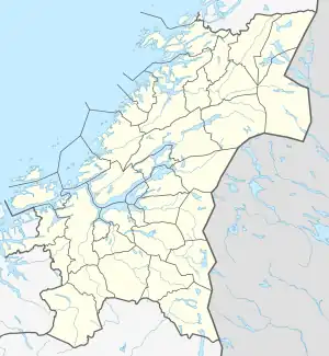 Årset is located in Trøndelag