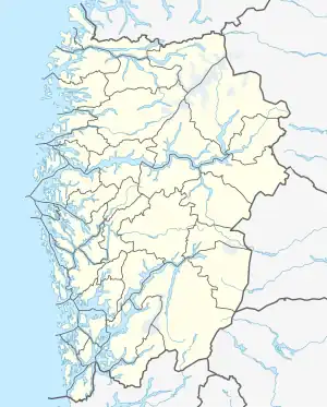 Rongøyna is located in Vestland