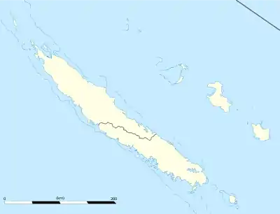 TGJ is located in New Caledonia