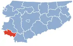 Location within the voivodeship