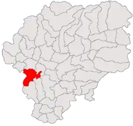 Location in Bistrița-Năsăud County