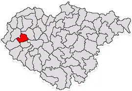 Location in Sălaj County