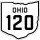 State Route 120 marker