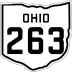 State Route 263 marker