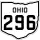 State Route 296 marker