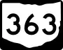 State Route 363 marker