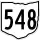 State Route 548 marker