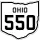 State Route 550 marker