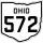 State Route 572 marker