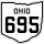 State Route 695 marker