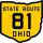 State Route 81 marker